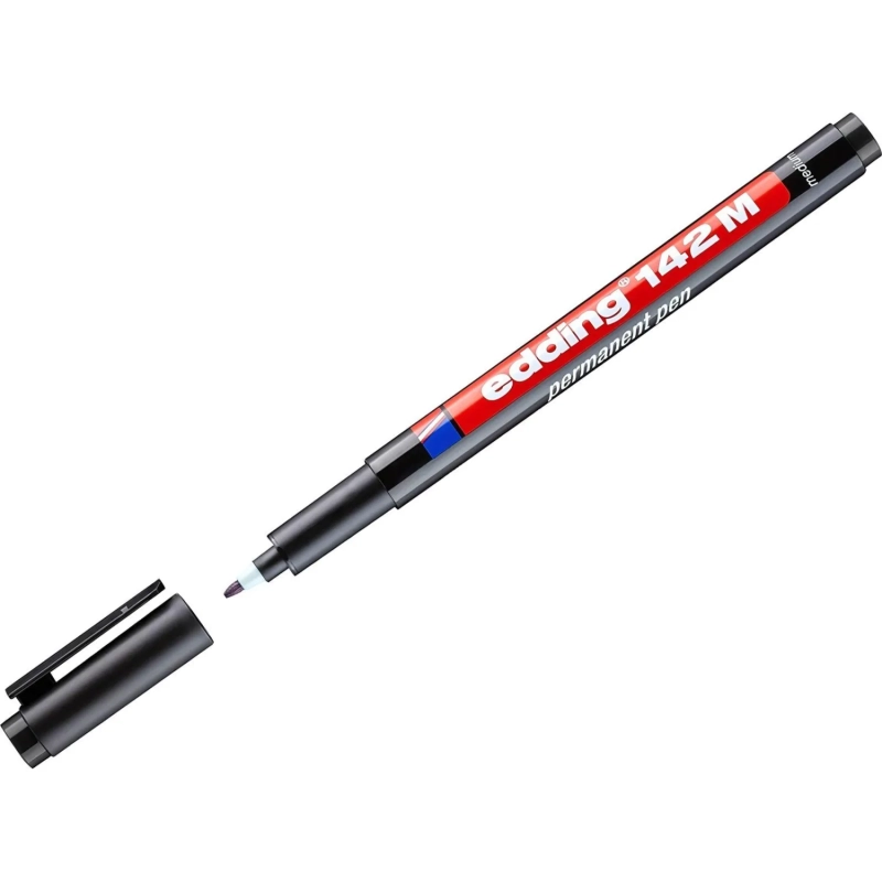 Маркер для глянц. поверхностей EDDING 142/1 M черный 1 мм