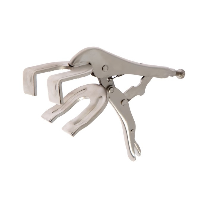 Зажим ручной ТУНДРА, двойной точечный захват, с фиксатором, 250 мм Зажим ручной ТУНДРА, двойной точечный захват, с фиксатором, 250 мм