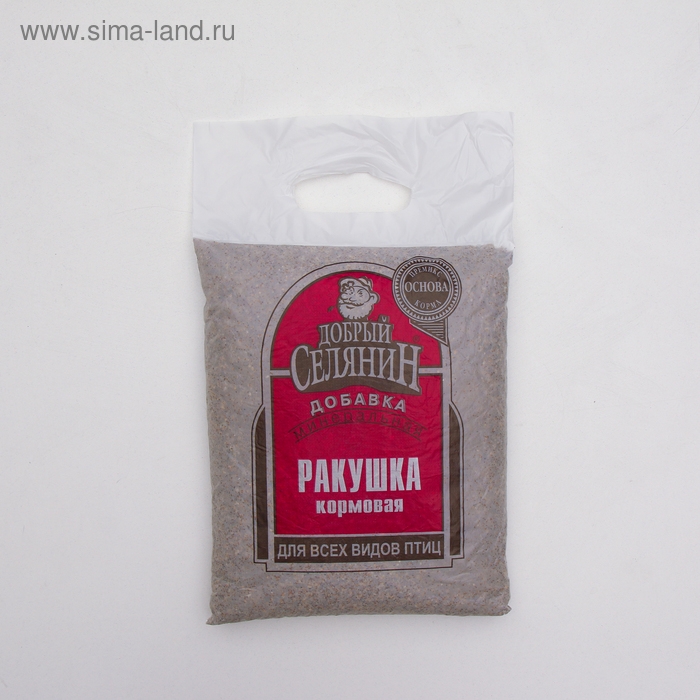 Ракушка кормовая  Ракушка кормовая "Добрый селянин" для птиц, 4 кг