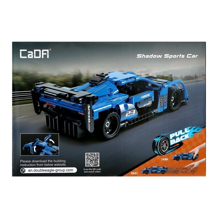 Конструктор инерционный «Спорткар», 380 деталей Конструктор инерционный «Спорткар», 380 деталей