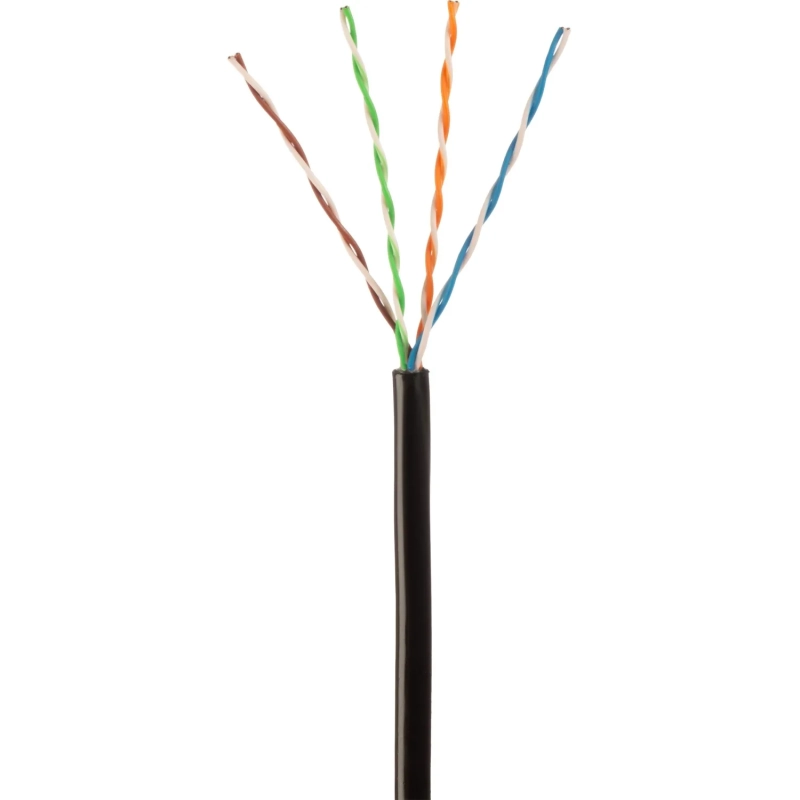 Кабель BigTech BT-CECR-006 медь UTP 4пары, кат.5e AWG24 PE Outdoor 305м чер