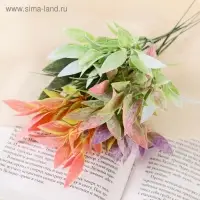 Букет искусственный «Вытянутые лепестки» двухцветный, 15 см (цена за 1 шт., фасовка 5 шт.) МИКС