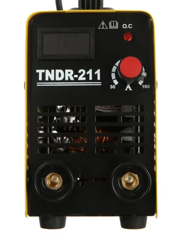 Сварочный аппарат инверторный ТУНДРА, 220 В, 5.1 кВт, 30-160 А, d=1.6-3.2 мм, 2 кабеля