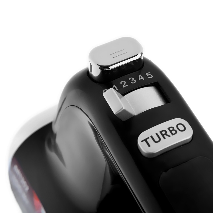 Миксер BRAYER 1302BR, ручной, 800 Вт, 5 скоростей, 2 насадки, чёрно-серый Миксер BRAYER 1302BR, ручной, 800 Вт, 5 скоростей, 2 насадки, чёрно-серый