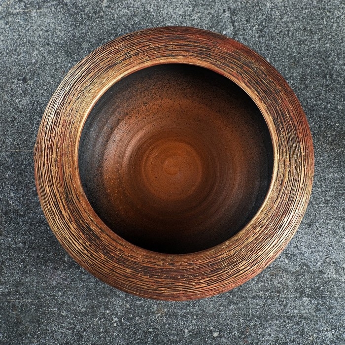 Кашпо  Кашпо "Плошка" бронза 1,4 л