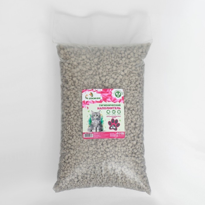 Наполнитель гигиенический Наполнитель гигиенический "Пижон" , для длинношерстных кошек,6,3 кг впитываемость до 12 л фр 6-10