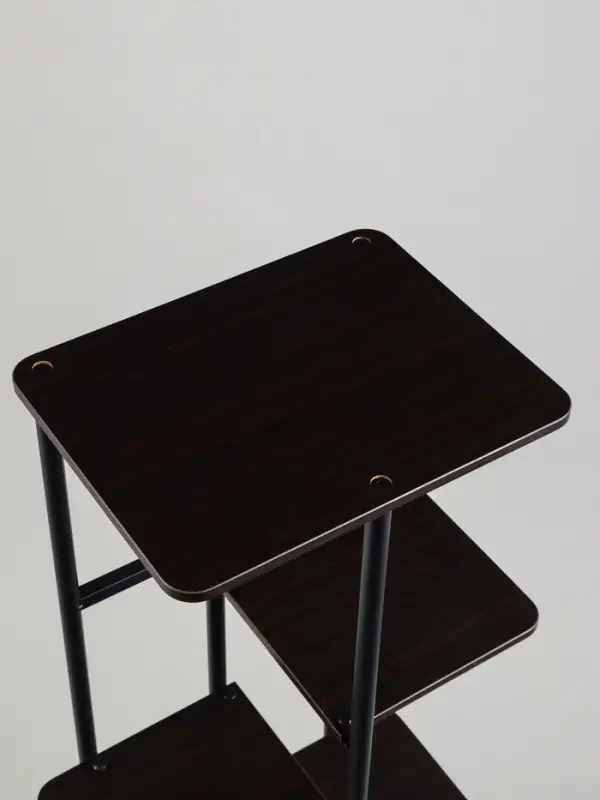 Подставка для цветов Greengo, 6 полок, 36&times;23&times;106 см, напольная, каркас металл, полки МДФ, чёрная