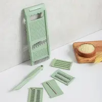 VETTA Терка многофункциональная со сменными лезвиями 25х8,5х2см, нерж.сталь, полипропилен, 7 пр