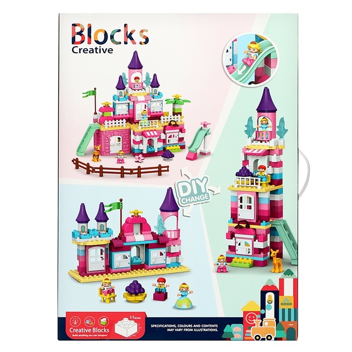 Конструктор «Чудесный замок», 2 варианта сборки, 194 детали Конструктор «Чудесный замок», 2 варианта сборки, 194 детали