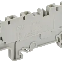ARMAFIX Клемма пружинная CX2.5-3 2,5мм2 трехконтактная серая IEK