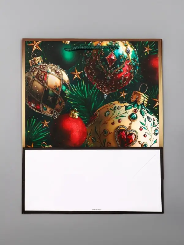 Пакет подарочный новогодний ламинированный, «Снеговик с друзьями» , 26×12×32 см Пакет подарочный новогодний ламинированный, «Снеговик с друзьями» , 26×12×32 см