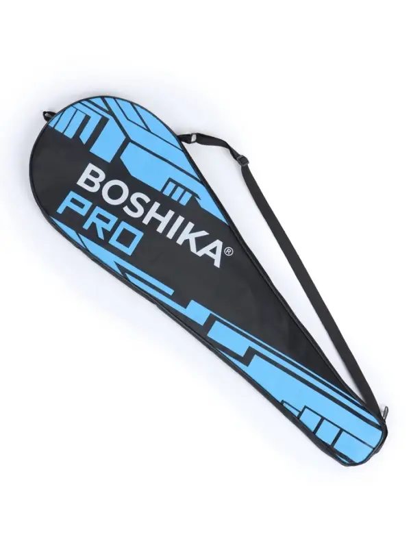 Ракетка для бадминтона BOSHIKA PRO, алюминий, графит, в чехле