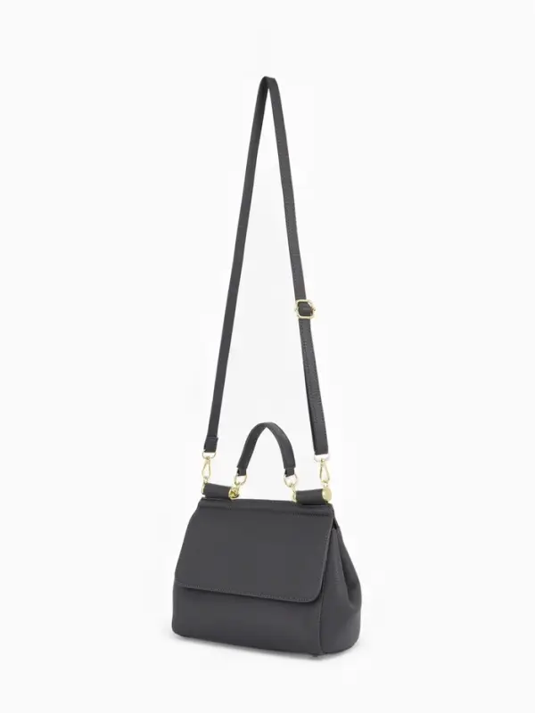 Сумка женская мессенджер TEXTURA на магните, 25&times;9&times;17 см, серая