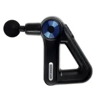 Массажёр для тела LEM-11, перкуссионный, 9 насадок, 9  режимов, черный