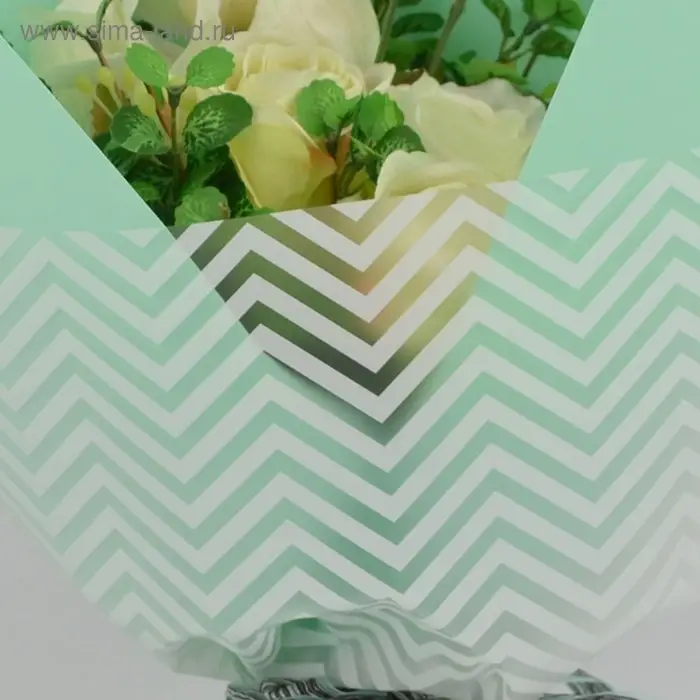 Плёнка матовая с рисунком «Волна», персиковая, 57×57 см Плёнка матовая с рисунком «Волна», персиковая, 57×57 см