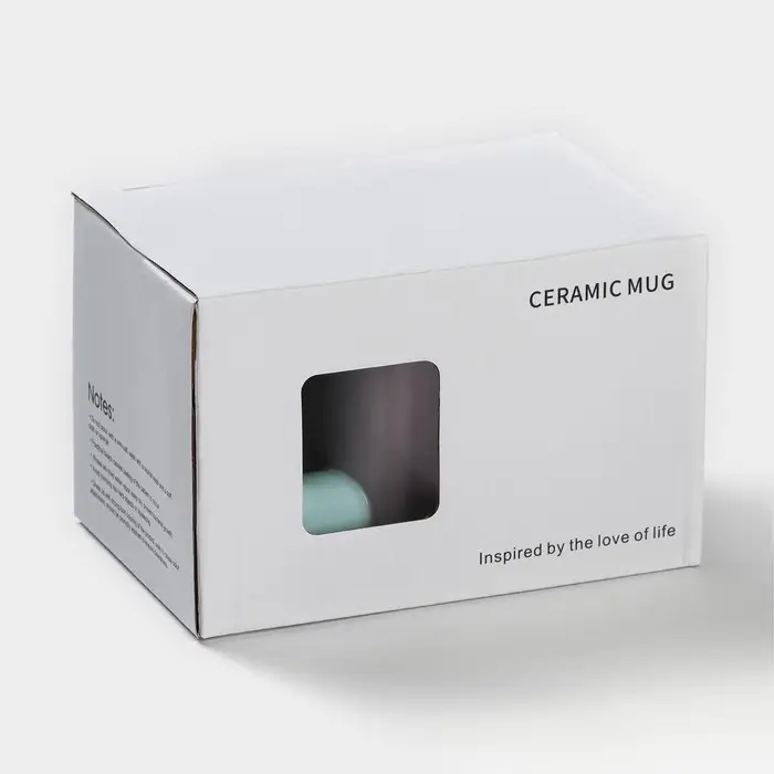 Кружка «Воздух», 300 мл, керамика, цвет фиолетовый и голубой Кружка «Воздух», 300 мл, керамика, цвет фиолетовый и голубой