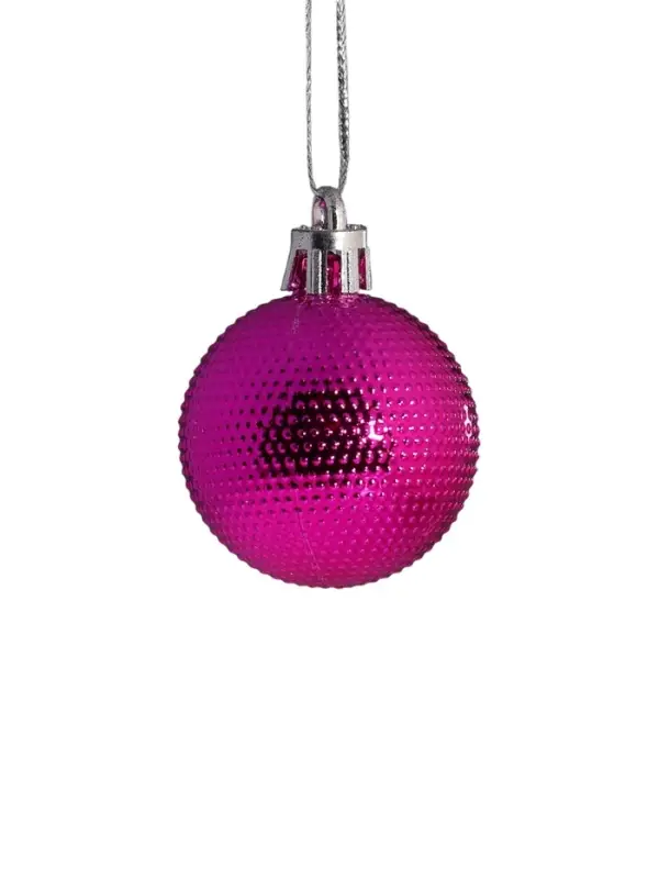 Ёлочные игрушки &laquo;Гламурный МИКС&raquo;, шары новогодние, d=4 см, набор 35 шт., золотисто-розовый