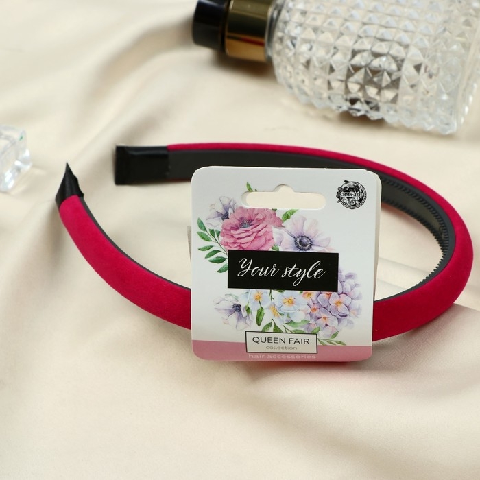 Ободок для волос Ободок для волос "Августина" бархат, 1 см, микс