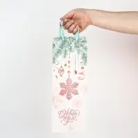 Набор пакетов под бутылку «Чудеса», 3 шт, 13 × 36 × 10 см