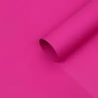 Пленка для цветов тонированная, матовая, фуксия, 58&times;58 см, 70 мкм