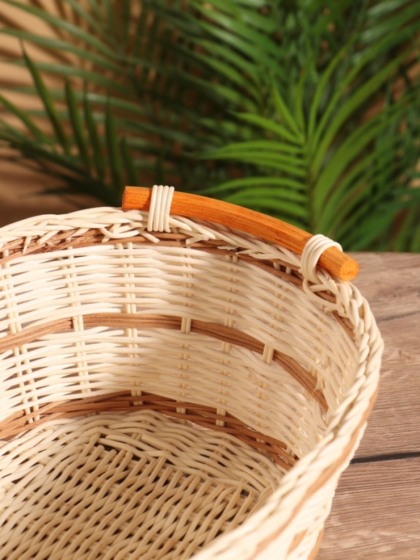 Корзина плетеная 32x25x11 см, ротанг