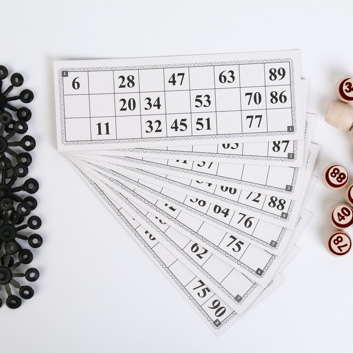 Русское лото, игра настольная, подарочное,  Русское лото, игра настольная, подарочное, "Новогоднее", 24 карточки, карточка 7.5 х 21 см