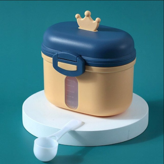 Контейнер для хранения детского питания «Корона», 240 гр., цвет желтый Контейнер для хранения детского питания «Корона», 240 гр., цвет желтый