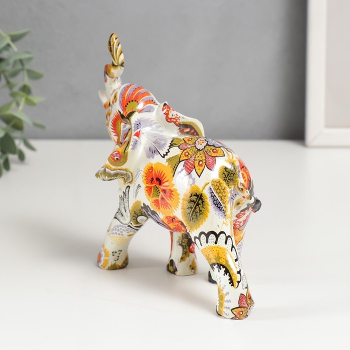 Сувенир полистоун Сувенир полистоун "Слон - буйство красок" МИКС 14х16х5,5 см