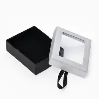 Набор подарочных коробочек 6 шт. под набор &laquo;Селебрити&raquo;, 7&times;9 см, серебристый, чёрный