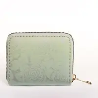 Кошелёк женский &laquo;Цветочные узоры&raquo;, на молнии, 11&times;2.5&times;9 см, градиентный, разноцветный