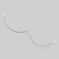 Монокость для бюстгальтера, 180 + 180 мм, цвет серебряный