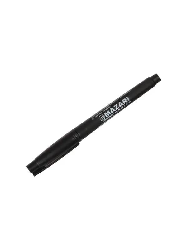 Маркер перманентный Mazari. Belar М-5004, чёрный, узел 1.5 мм