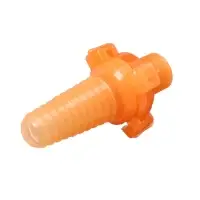 Штуцер, наружная резьба 1/2", под шланг 3/4" (19 мм) – 1" (25 мм), разъёмное соединение «Байонет», пластик