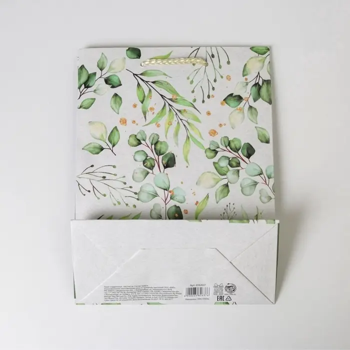 Пакет подарочный ламинированный, упаковка, Present for you, MS 18&times;23&times;8 см