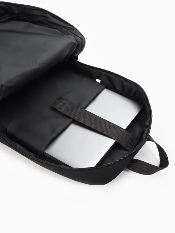 Рюкзак городской, 1 отделение, 4 кармана, 28&times;9.5&times;42 см, чёрный