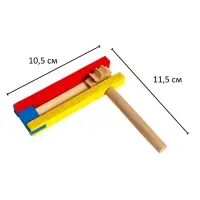 Музыкальная игрушка &laquo;Трещотка&raquo; 2.5&times;10.5&times;11.5 см