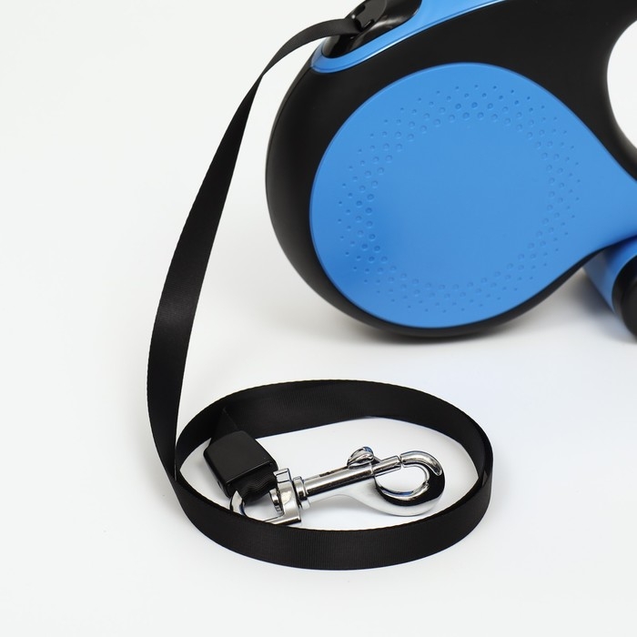 Рулетка Пижон Premium со светодиодным фонариком, контейнером под пакеты, лента 8 м, до 50 кг   94414