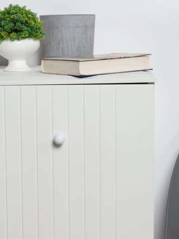 Ручка-кнопка CAPPIO RK146, d=25 мм, цвет белый, 8 шт.