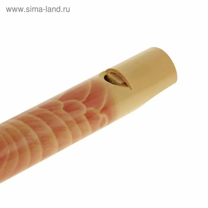 Сувенирный музыкальный инструмент  Сувенирный музыкальный инструмент "Флейта" 40х3х3 см МИКС