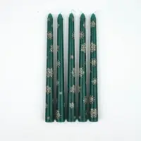 Свечи новогодние набор 5 шт. &laquo;Исполнения всех желаний&raquo;, античные