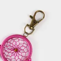 Брелок ловец снов, 17 см, фиолетовый Брелок ловец снов, 17 см, фиолетовый