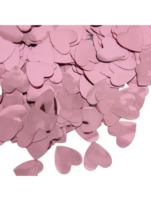 Конфетти «Сердце» светло-розовые, металлик, 1.5 см, 50 г Конфетти «Сердце» светло-розовые, металлик, 1.5 см, 50 г
