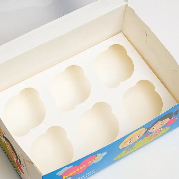 Упаковка «Любовь это…» с окном, на 6 капкейков , голубая, 25 х 17 х 10 см Упаковка «Любовь это…» с окном, на 6 капкейков , голубая, 25 х 17 х 10 см