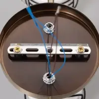 Люстра &laquo;Кипр&raquo; 3&times;40 Вт Е27 латунь/черный 52&times;26&times;26 см