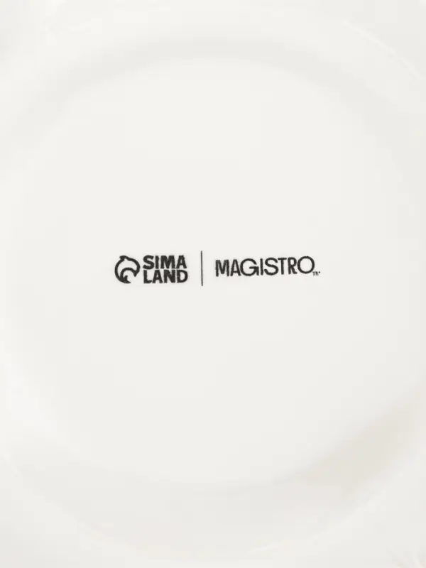 Менажница Magistro &laquo;Бланш&raquo;, 24.7&times;24.5&times;2.7 см, 5 ячеек, фарфор, белая