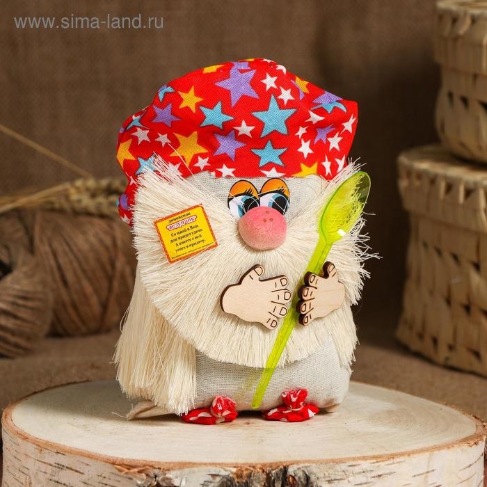 Оберег «Домовой», с ложкой, 20 см, микс Оберег «Домовой», с ложкой, 20 см, микс