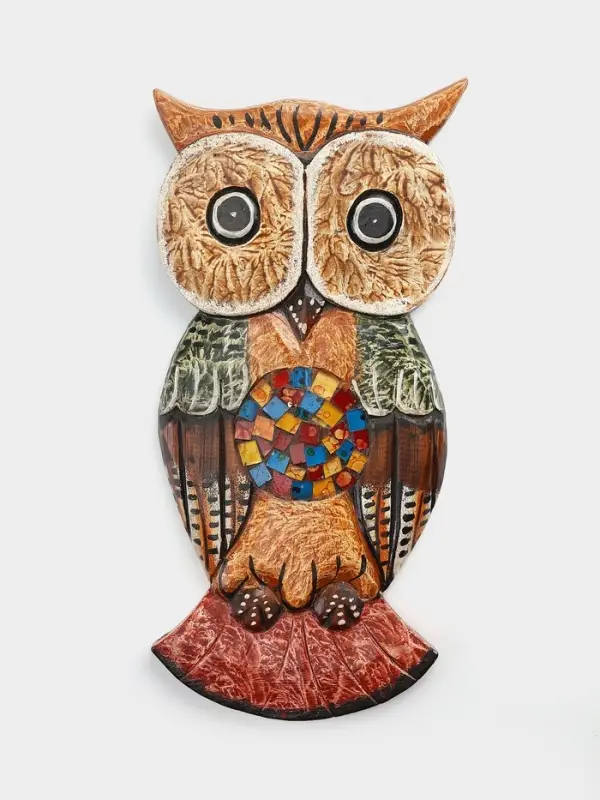 Настенное панно &laquo;Сова - радуга&raquo;, 33&times;16&times;2 см