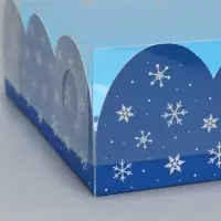 Коробка подарочная с PVC крышкой &laquo;С Новым годом!&raquo;, снеговик, 20&times;30&times;8 см