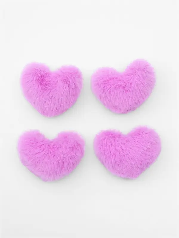 Мягкая игрушка «Сиреневое сердечко», набор 4 шт. Мягкая игрушка «Сиреневое сердечко», набор 4 шт.