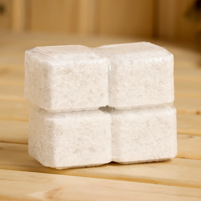 Соляной брикет набор для бани  Соляной брикет набор для бани "100% мужик"